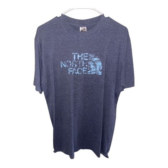 The NORTH FACE LOGO BLUE SHORT SLEEVE TEE SIZE MEDIUM - Picture 1 of 2